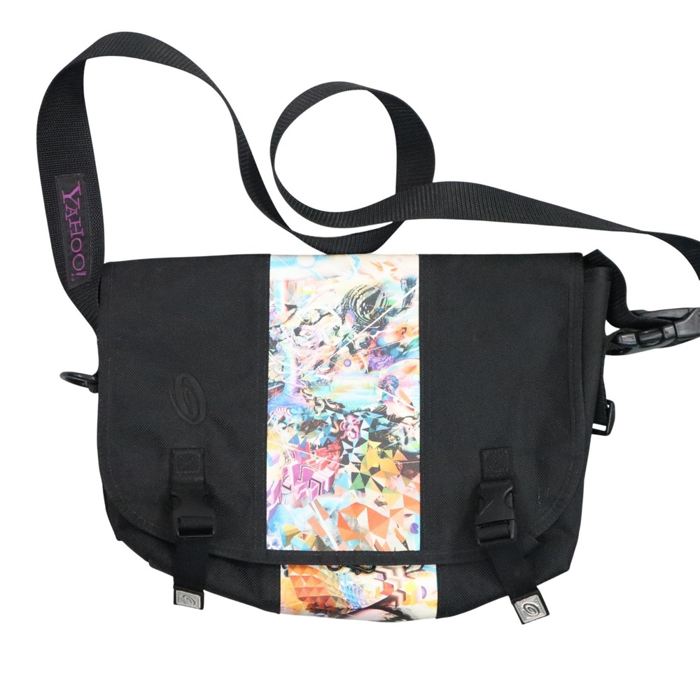 Timbuk2 Yahoo 15th Anniversary Messenger Bag 1 of 100 Mens OS Black 2010 Rare